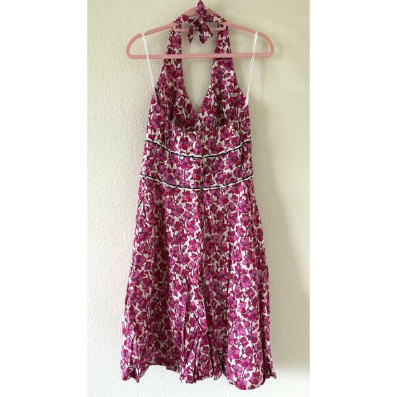 Lilly Pulitzer Vintage White Label Willa Halter Dress In Vanilla Class Act Sz 10 - Picture 5 of 7